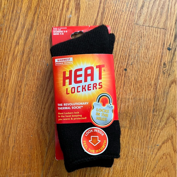 Black Thermal Socks unisex, new heat locker socks - Picture 1 of 4